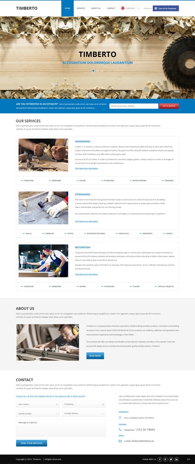 Web Design by pb for this project | Design #10503007