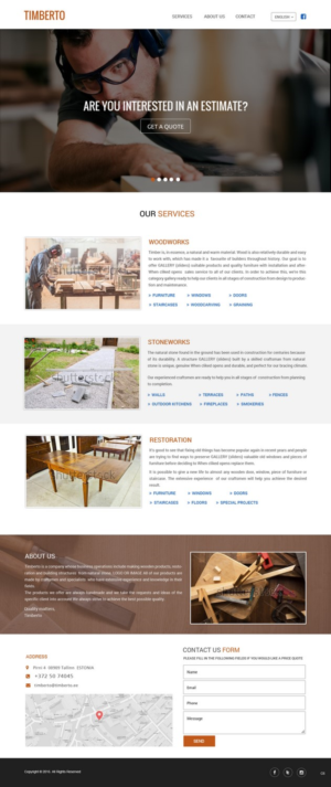 Web Design by pb for this project | Design: #10503008