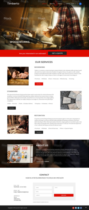 Web Design by pb for this project | Design: #10503010