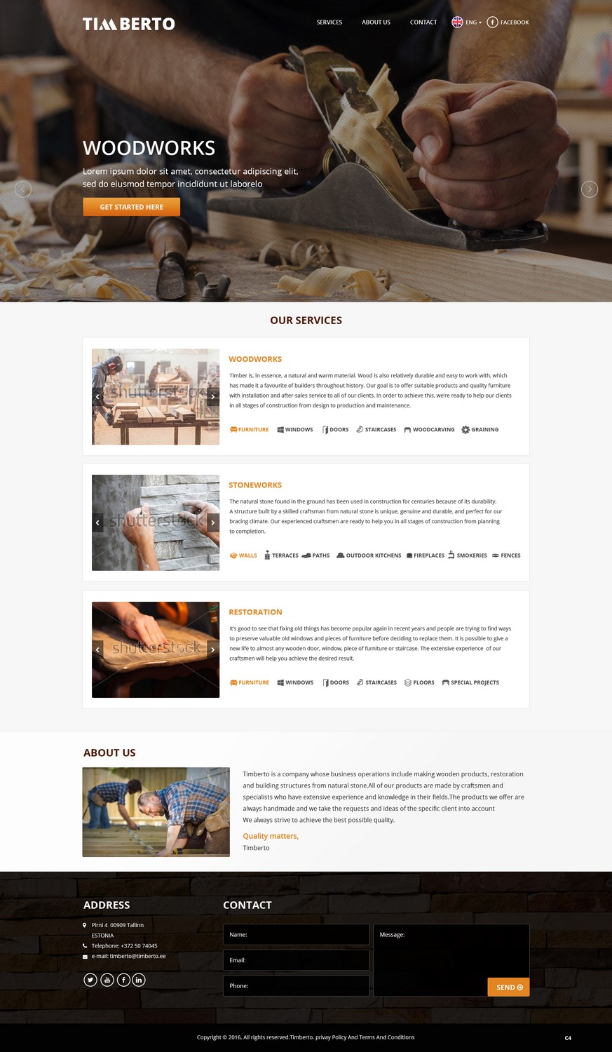 Web Design by pb for this project | Design #10503011
