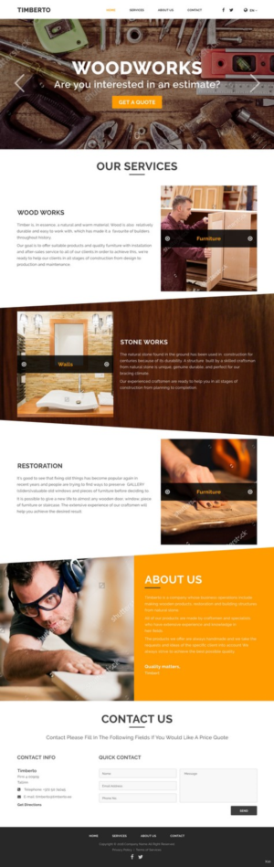 Web Design by pb for this project | Design: #10503012
