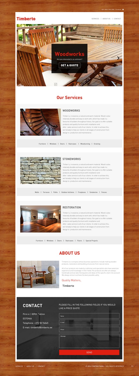 Web Design by pb for this project | Design #10510714