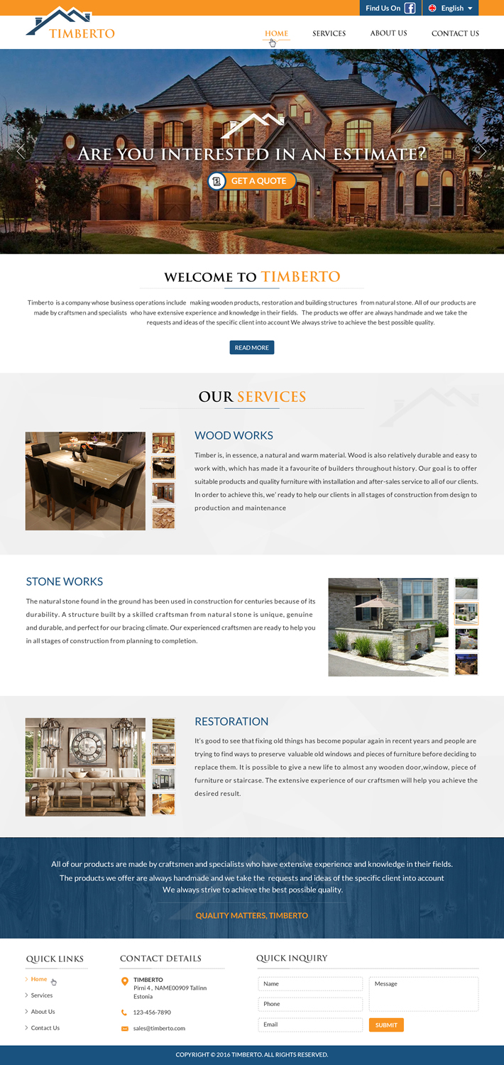 Web Design by Sbss for this project | Design #10509163