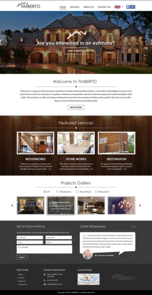 Web Design by Sbss for this project | Design: #10511459