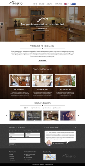 Web Design by Sbss for this project | Design: #10511460