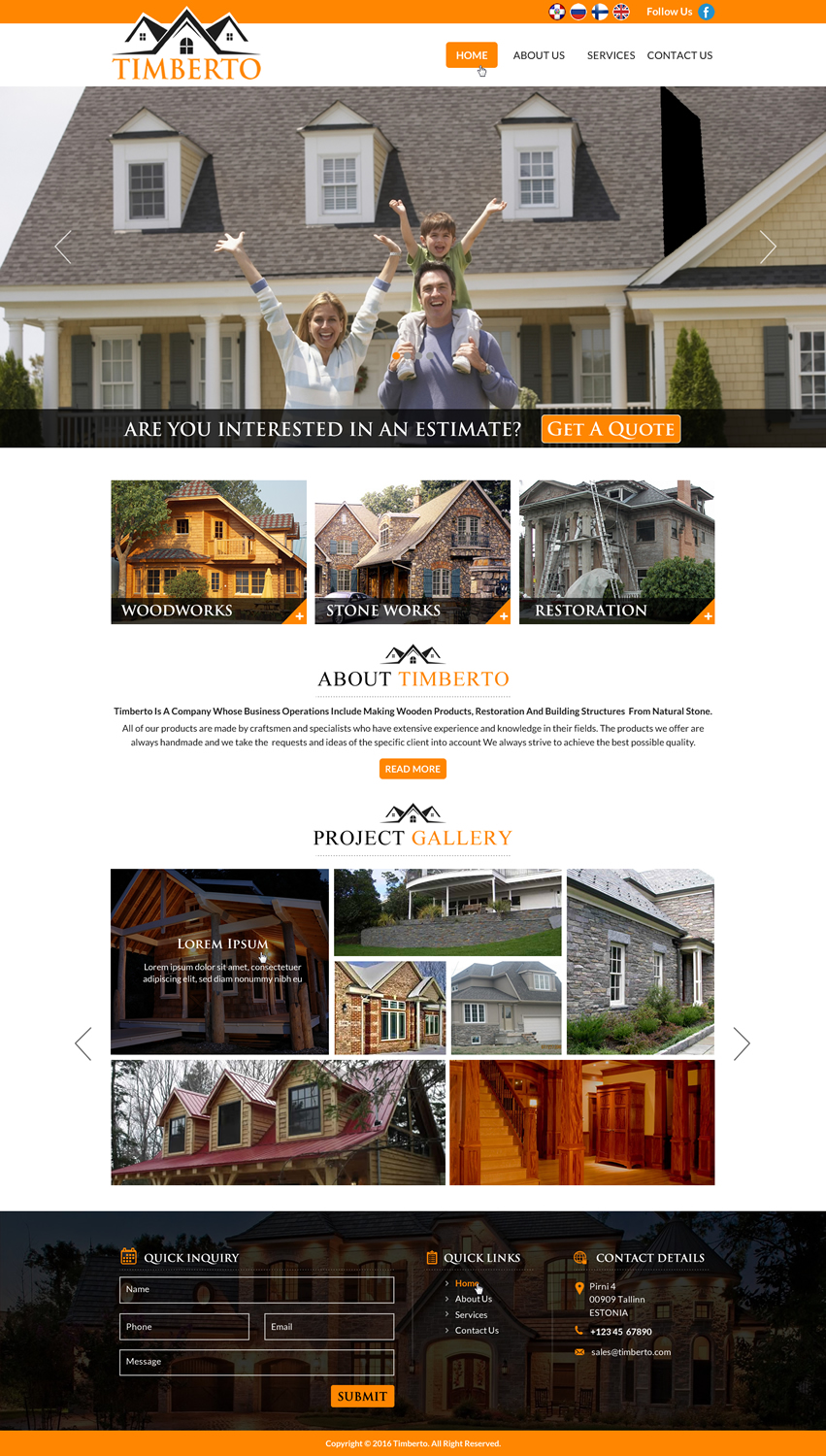 Web Design by Sbss for this project | Design #10511461