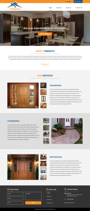 Web Design by Sbss for this project | Design: #10511467