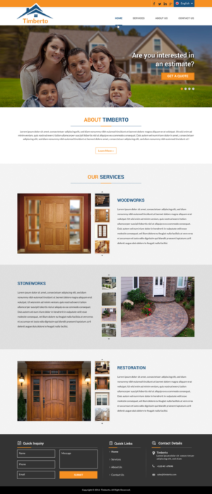 Web Design by Sbss for this project | Design: #10511474