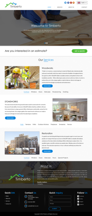 Web Design by Sbss for this project | Design: #10511475