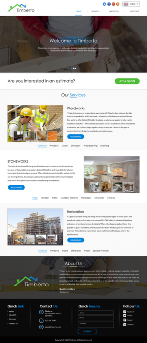 Web Design by Sbss for this project | Design: #10511476