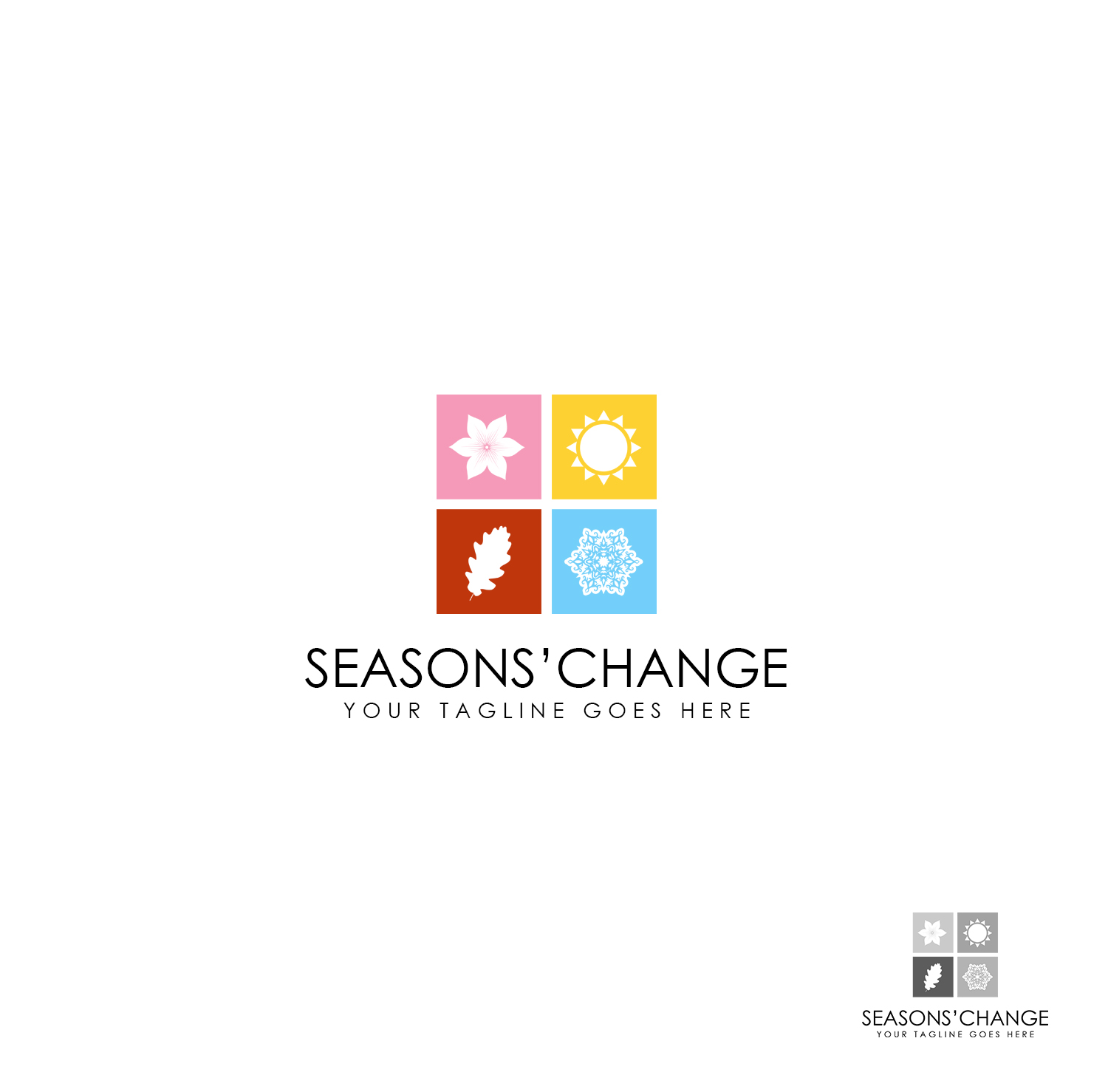 Logo Design by Moustache-Graphics for Seasons' Change | Design #12437841