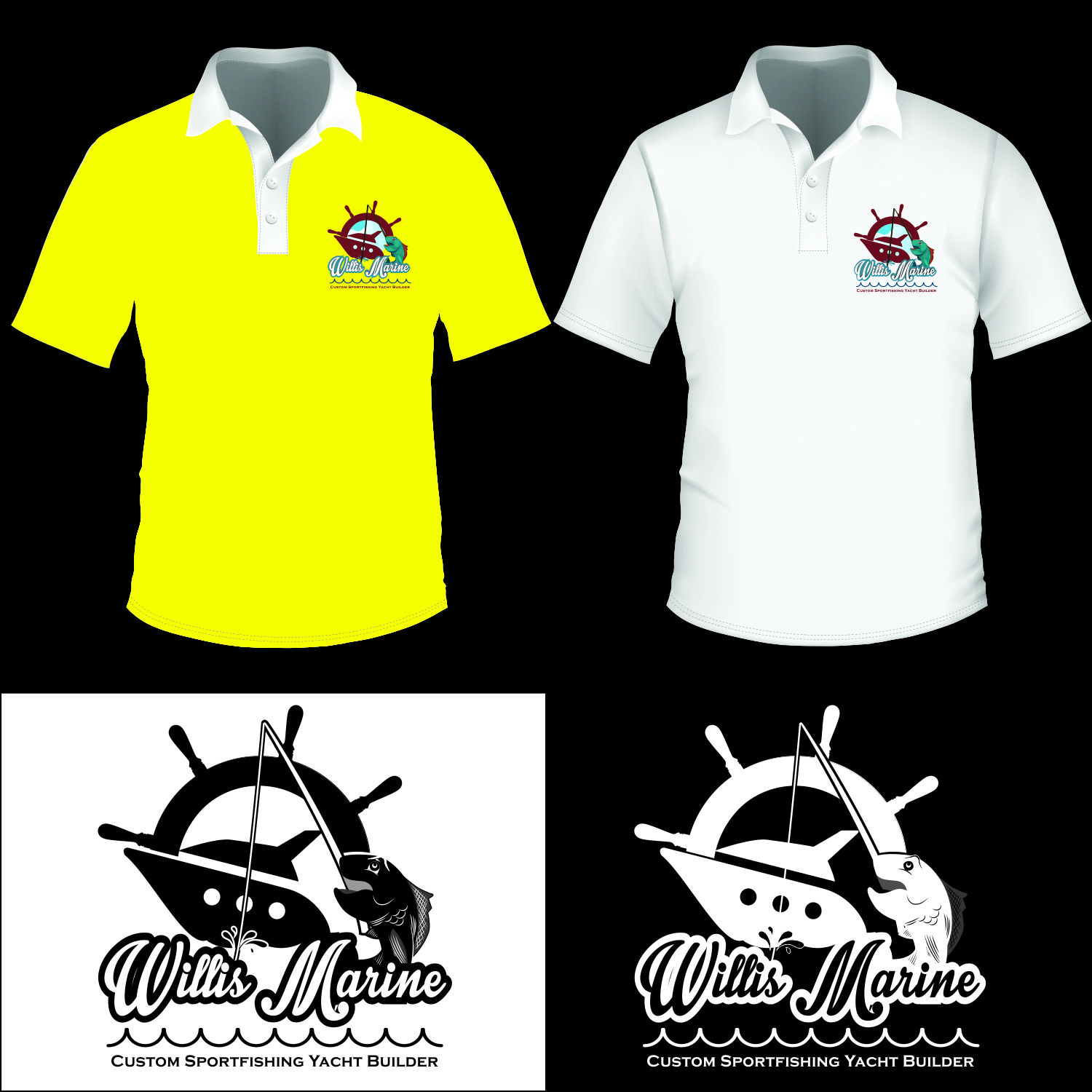 Logo Design by Vims_Charan for Willis Marine Inc | Design #10536822