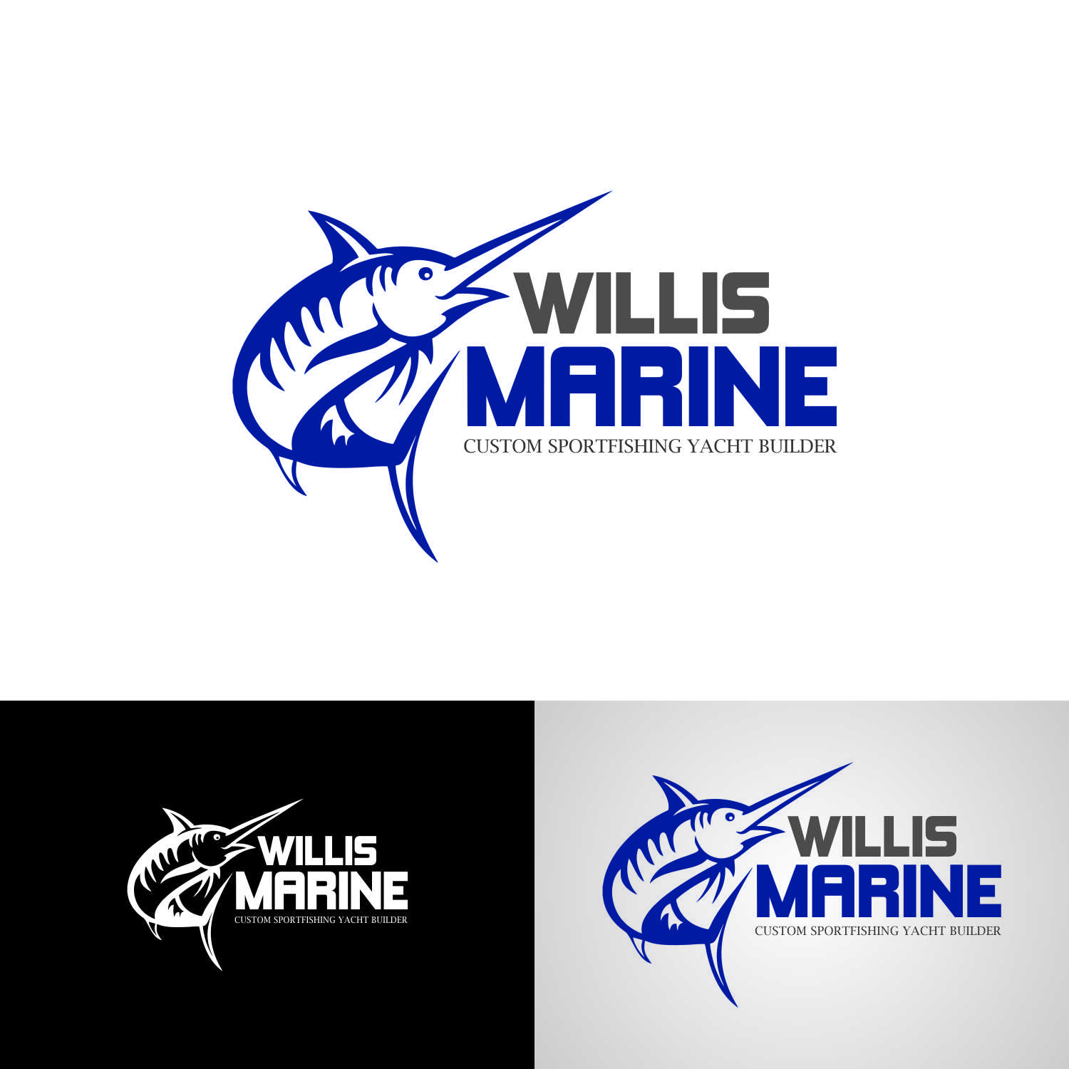 Logo Design by Mohits27 for Willis Marine Inc | Design #10483341