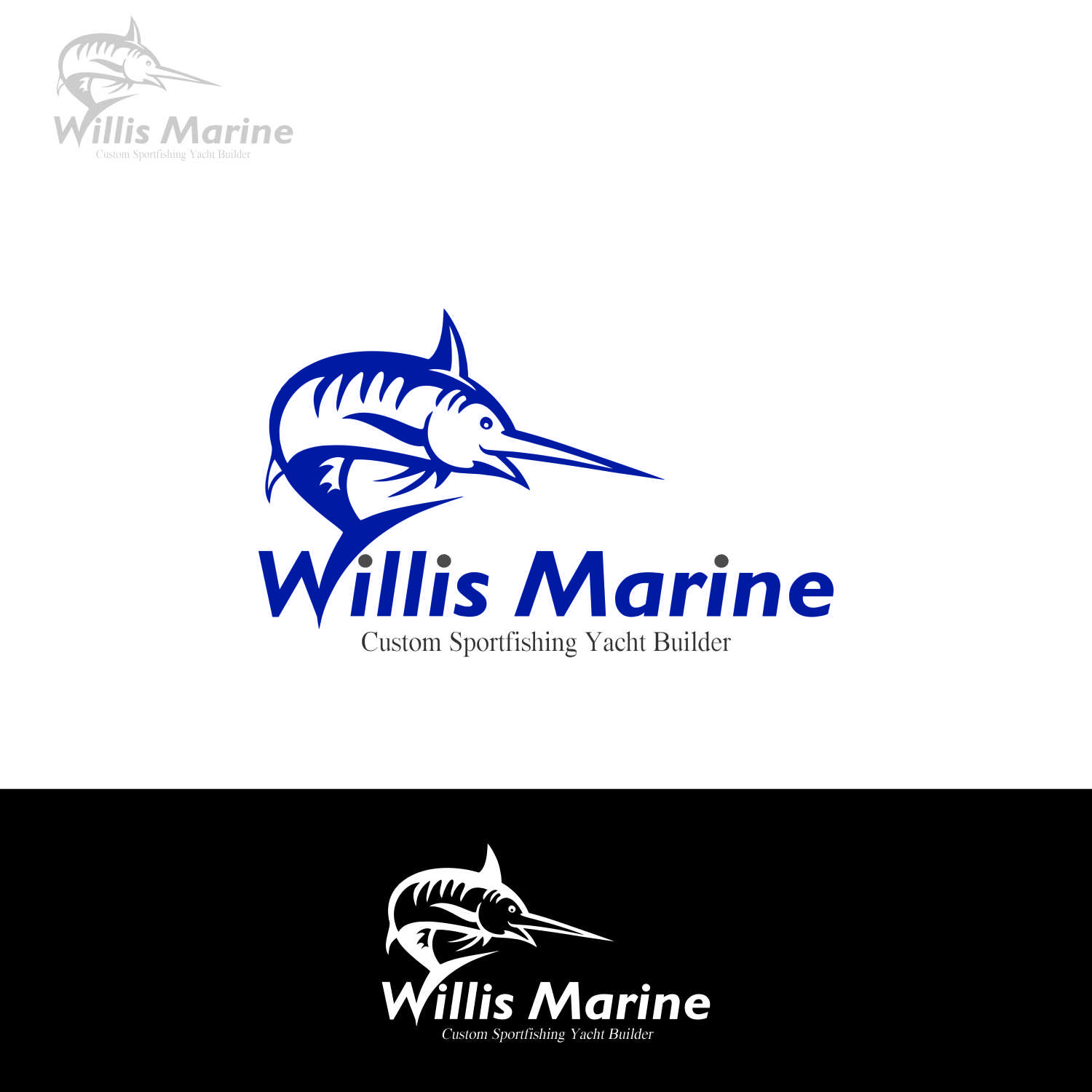 Logo Design by Mohits27 for Willis Marine Inc | Design #10484108