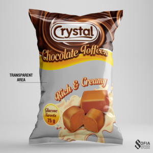 Upgrade of Crystal chocolate toffee design | Packaging Design by SofiaDesignStudio