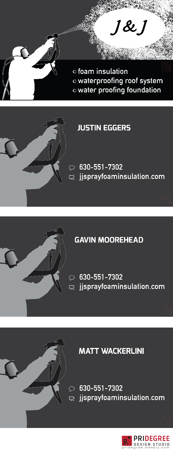 Business Card Design by PriDegree for J & J Spray | Design #10515816