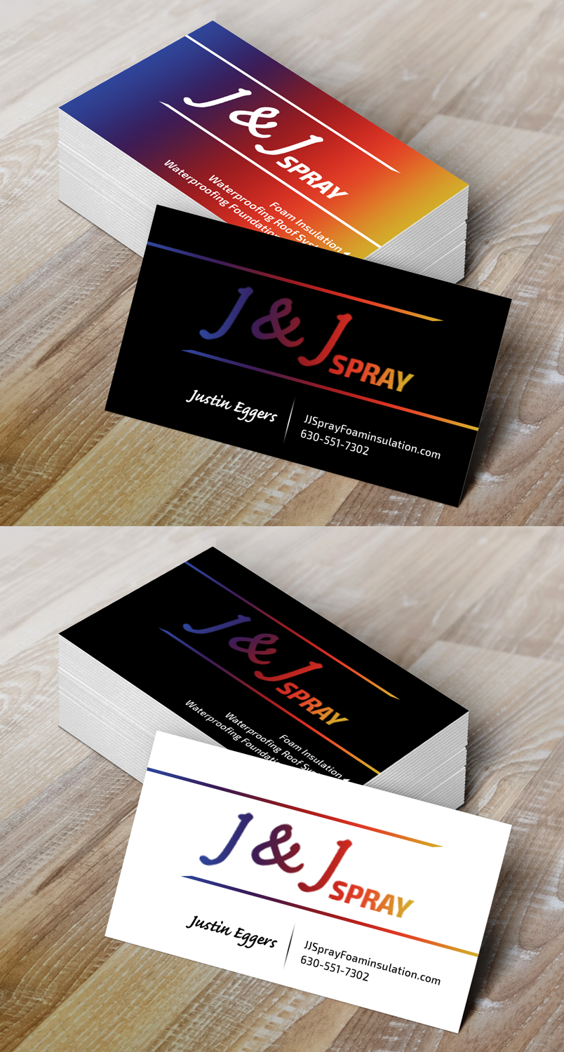 Business Card Design by MIND for J & J Spray | Design #10515228