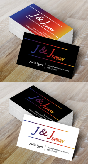 Business Card Design by MIND for J & J Spray | Design: #10515228