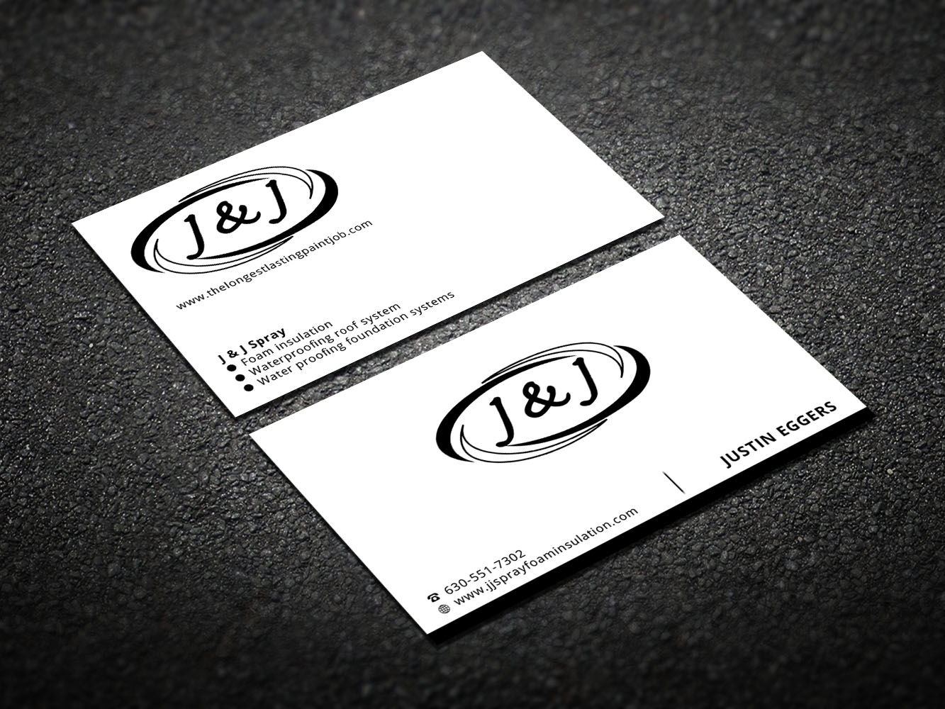Business Card Design by Verified artistry for J & J Spray | Design #10475391