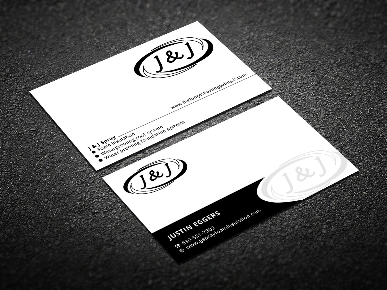 Business Card Design by Verified artistry for J & J Spray | Design #10475394
