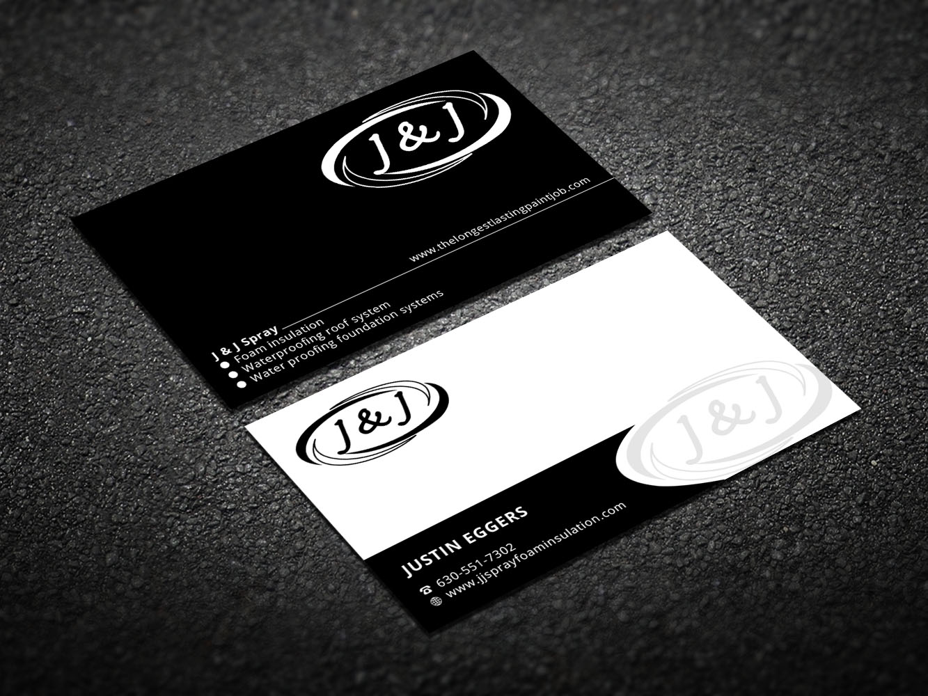 Business Card Design by Verified artistry (Design garden) for J & J Spray | Design #10475395