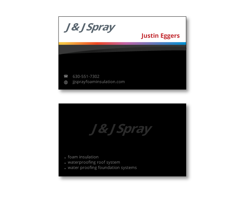 Business Card Design by instudio for J & J Spray | Design #10500306
