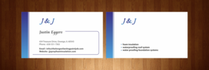 Business Card Design by kiyos creativities for J & J Spray | Design: #10488918