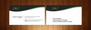Business Card Design by kiyos creativities for J & J Spray | Design: #10488937