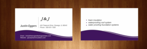 Business Card Design by kiyos creativities for J & J Spray | Design: #10488941
