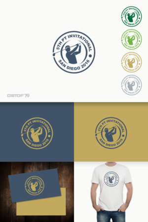  5TH PT INVITATIONAL SAN DIEGO 2016/ OR USE ONLY 5TH PTI 2016 OR V PTI SAN DIEG0 2016 | Logo Design by SilverFire