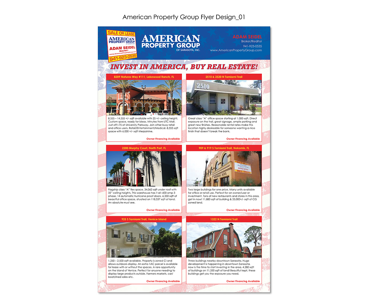 Flyer-Design von SP Designwork für American Property Group | Design #10476952