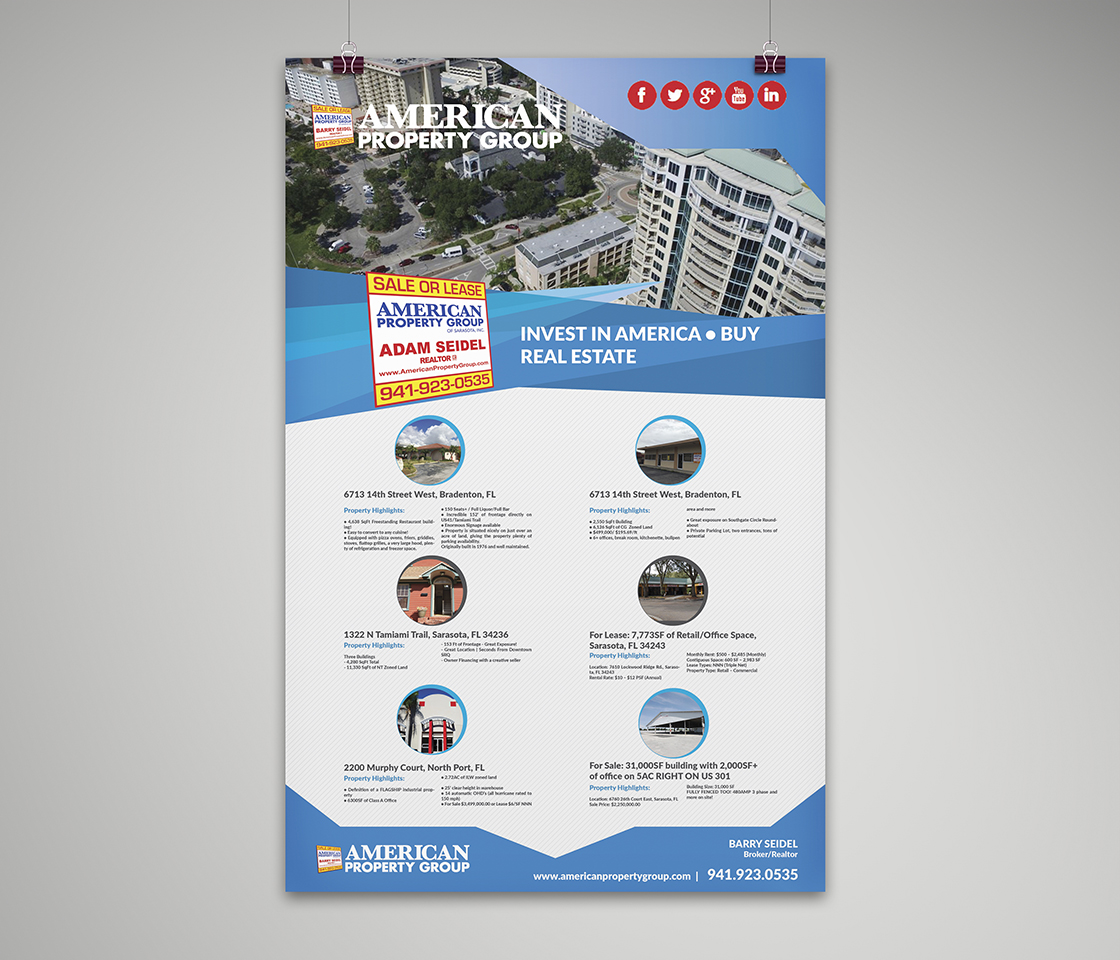 Flyer-Design von MOATAZ AZAB für American Property Group | Design #10470506