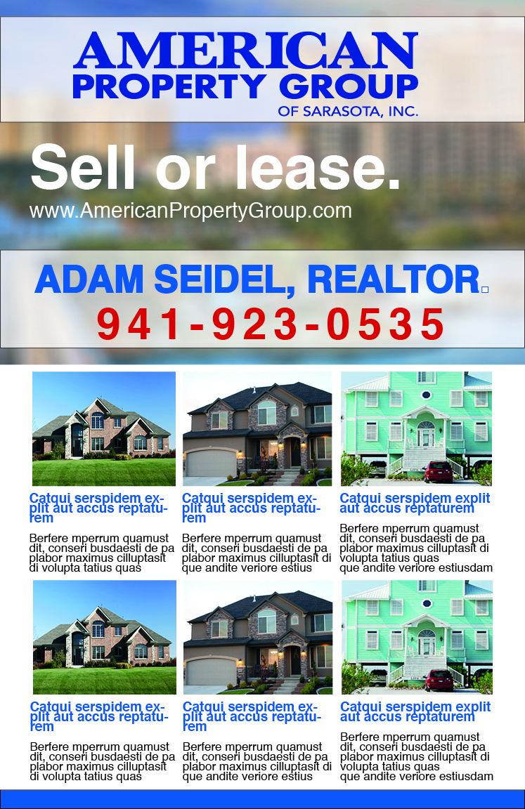 Flyer-Design von ricardobonomib für American Property Group | Design #10477557