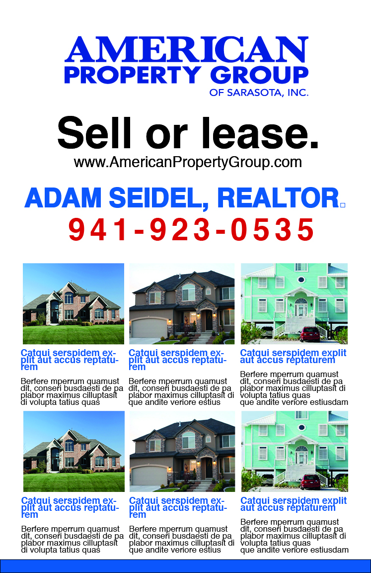 Flyer Design by ricardobonomib for American Property Group | Design #10477558