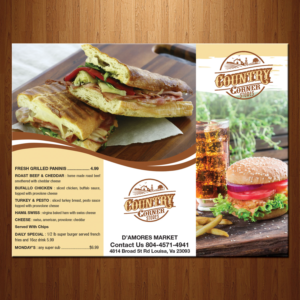 Menu Design by theblueart