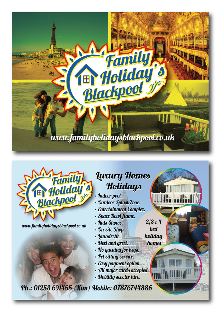 Design de Flyer par David Mendez Fernandez pour Family Holidays Blackpool Ltd | Design #10508013