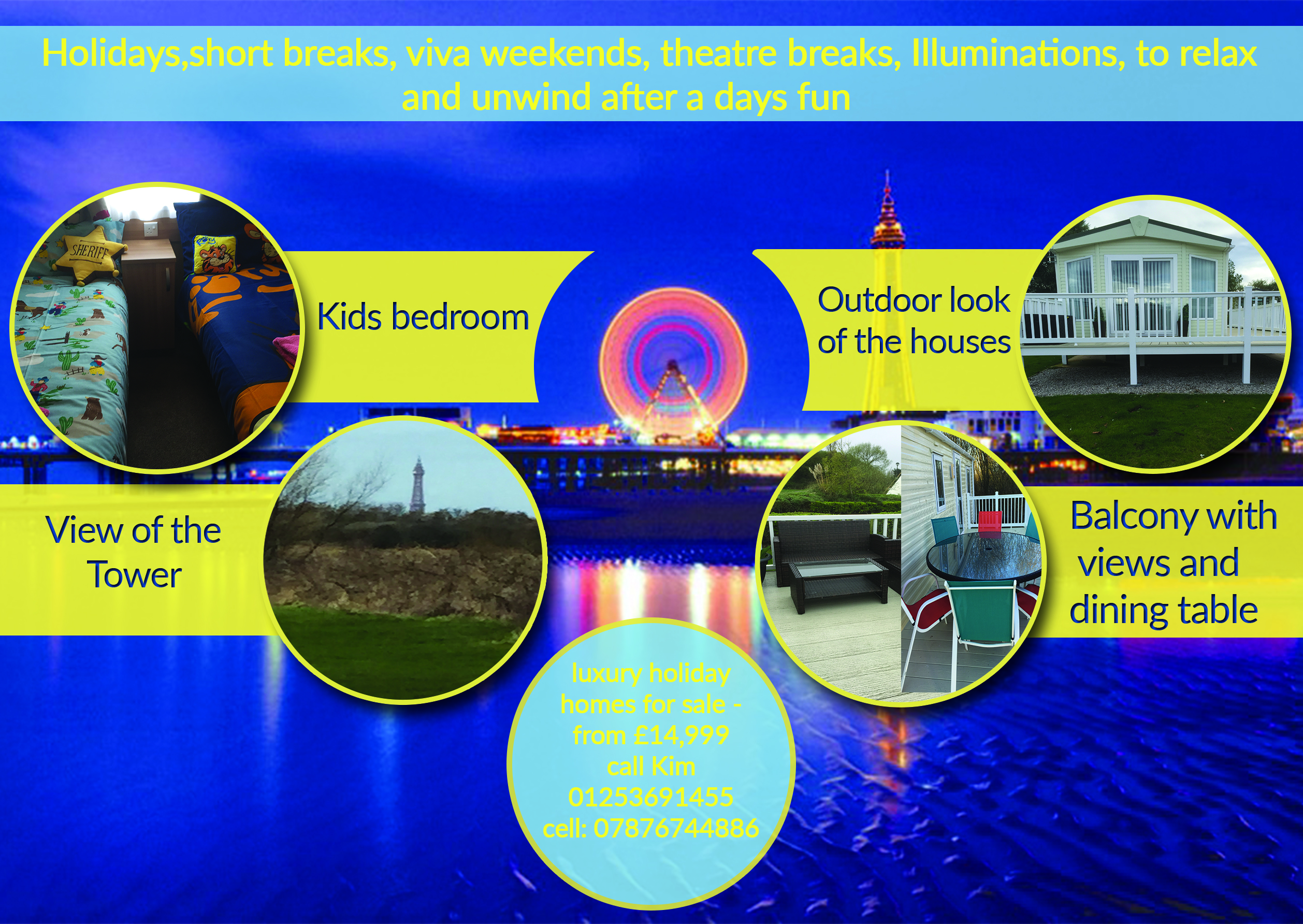 Flyer Design by Bahriatech for Family Holidays Blackpool Ltd | Design #10521024