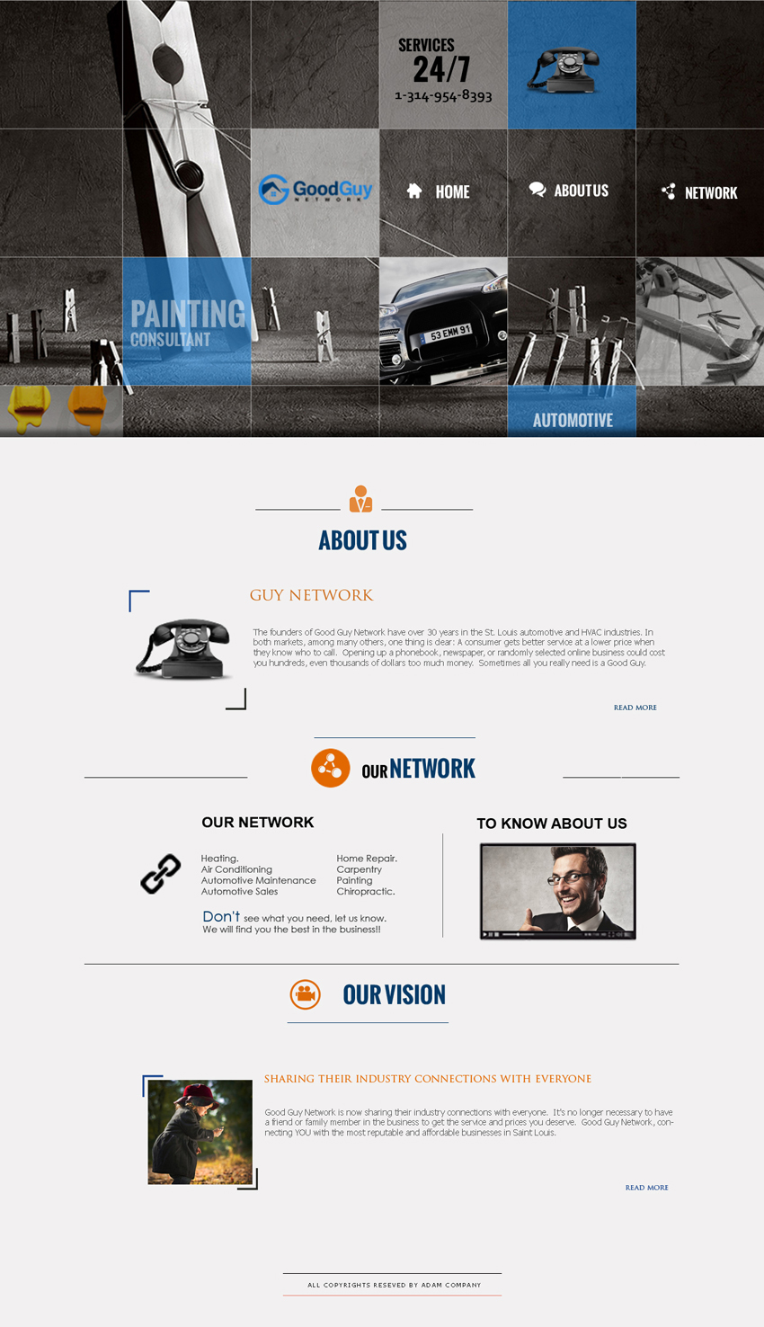 Diseño Web por adamhfarid para Good Guy Network | Diseño #2258108