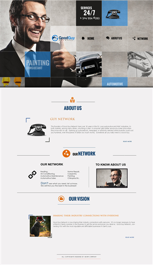 Diseño Web por adamhfarid para Good Guy Network | Diseño: #2265110
