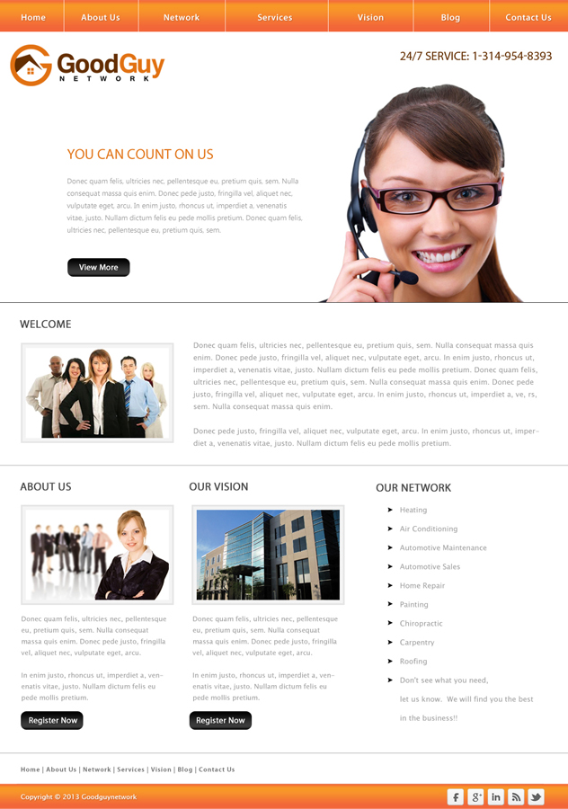 Web Design by idesign for Good Guy Network | Design #2237020