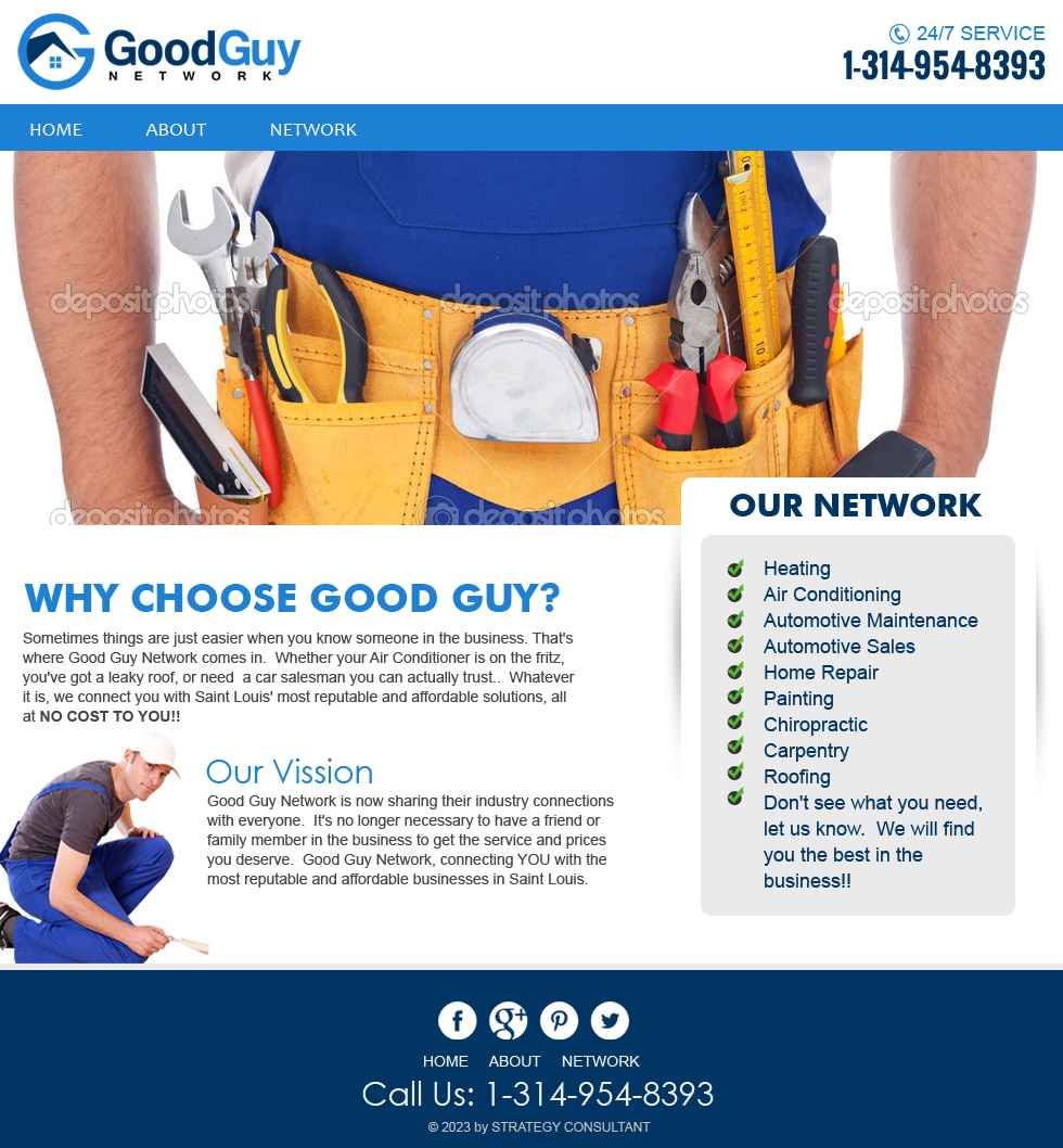 Web Design by jeckx2 for Good Guy Network | Design #2273589