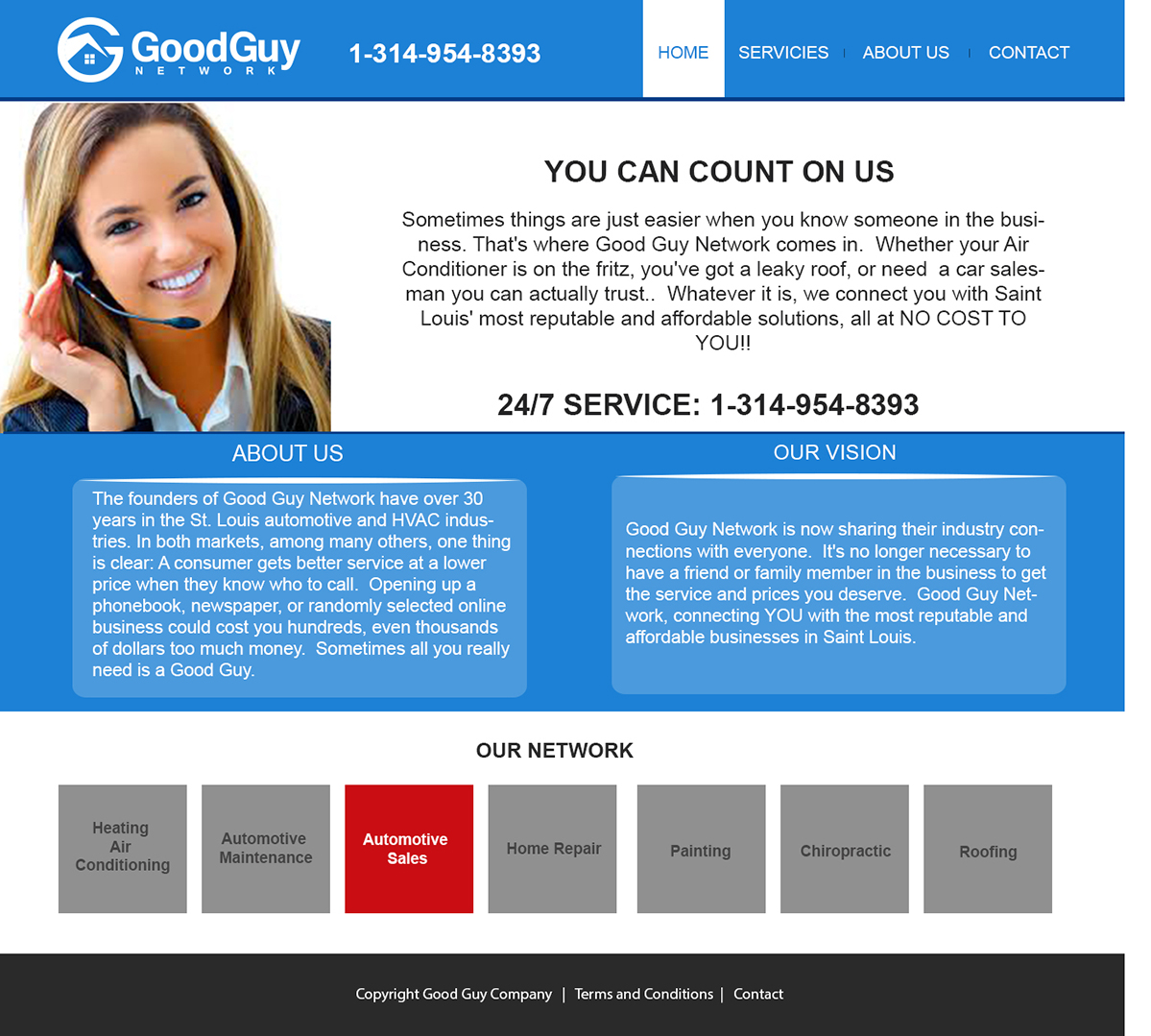 Web Design by V.George for Good Guy Network | Design #2238020