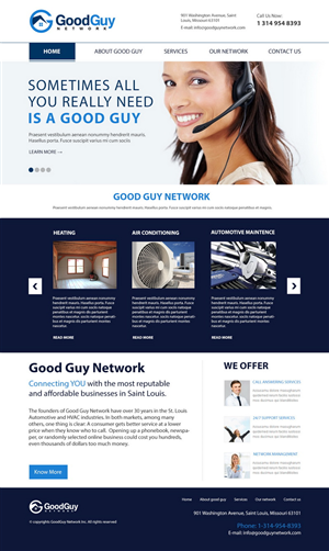 Diseño Web por HSwebmasters para Good Guy Network | Diseño: #2277486