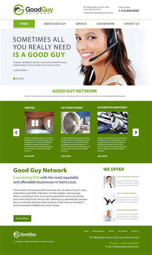 Diseño Web por HSwebmasters para Good Guy Network | Diseño: #2277489