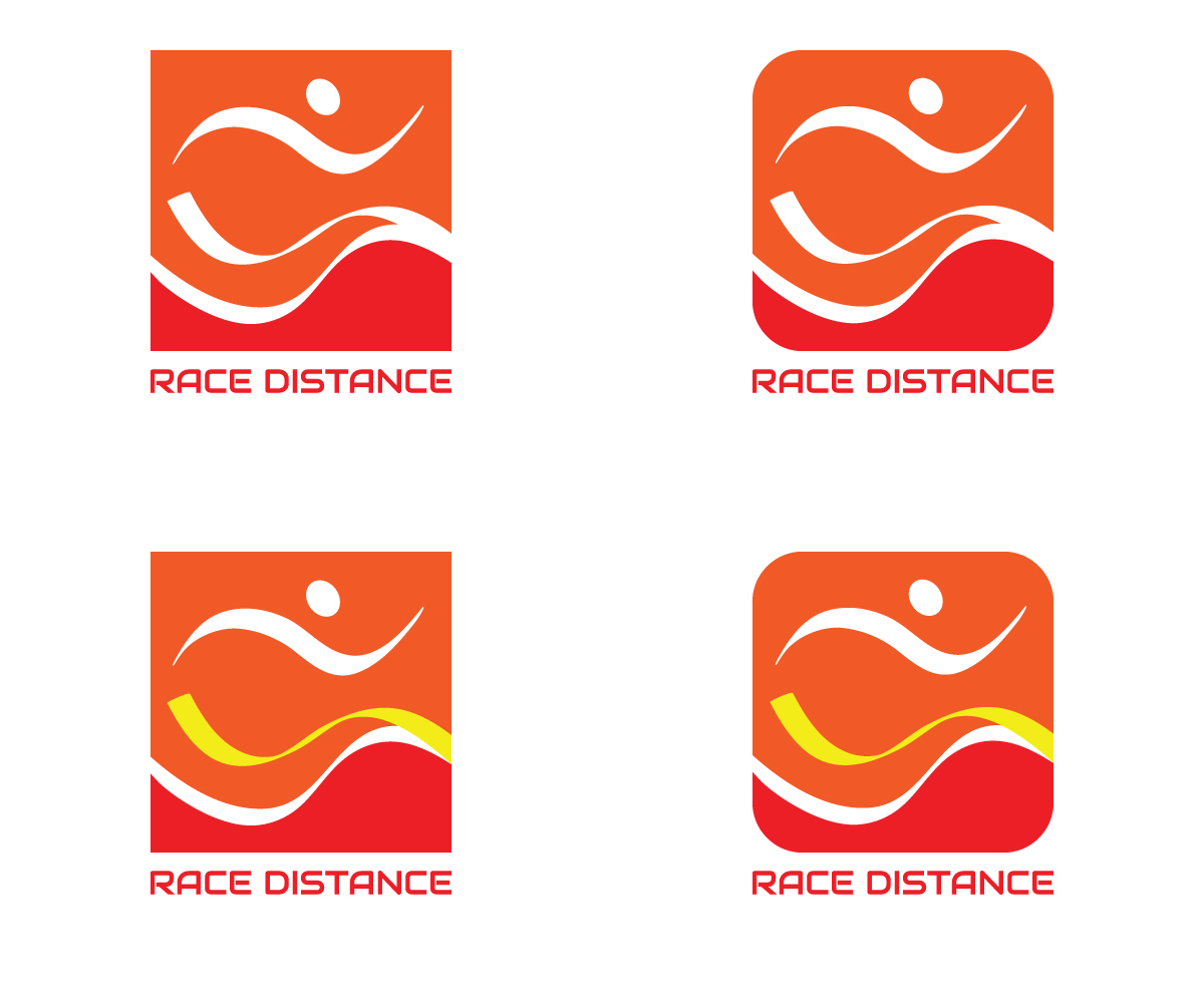 Logo Design by Slobodan Cagic for Race Distance | Design #2202567