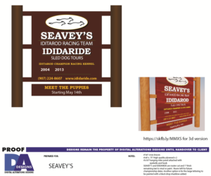 Signage Design by da-designs for IdidaRide Sled Dog Tours, Inc. | Design: #10514142