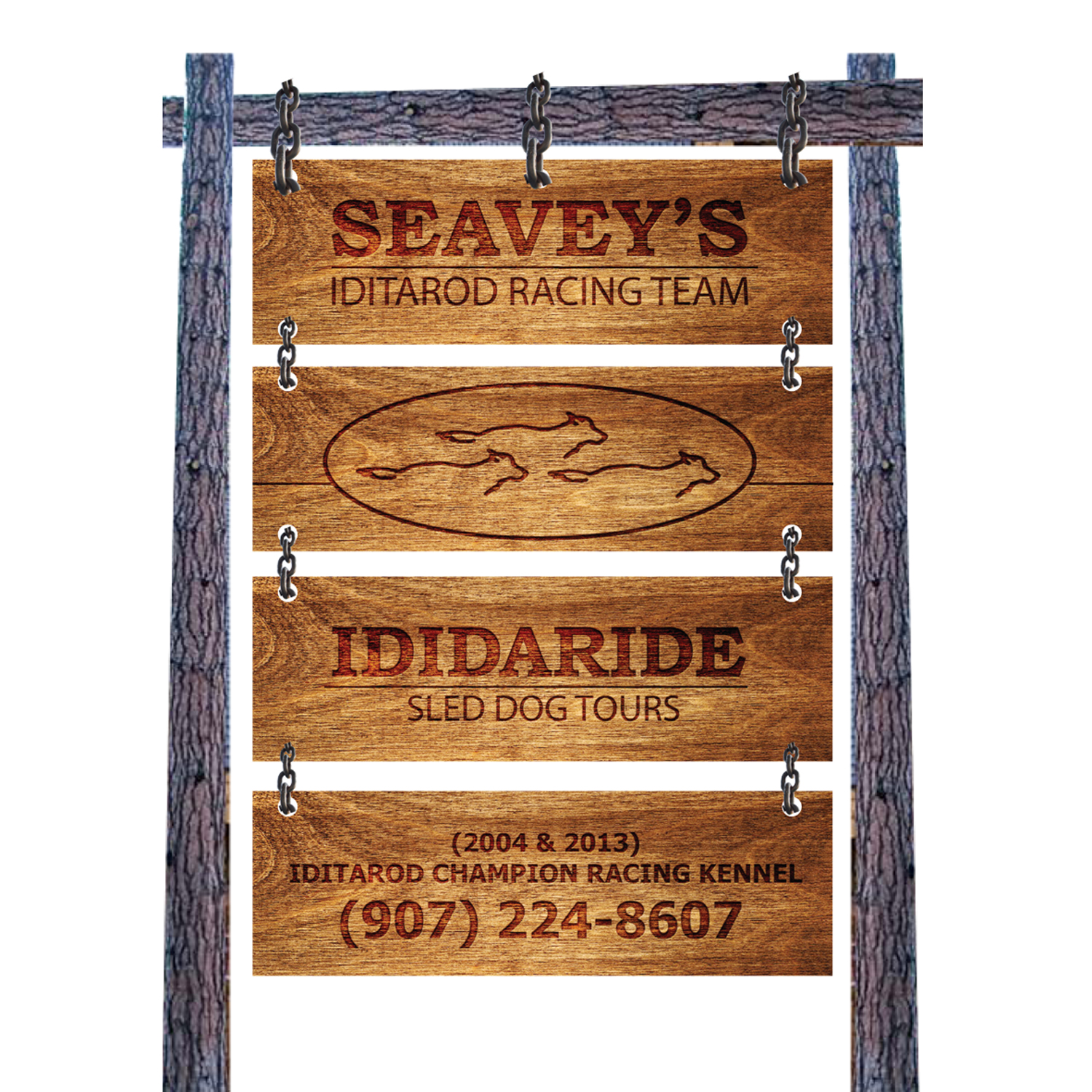 Signage Design by binarykiks for IdidaRide Sled Dog Tours, Inc. | Design #10474588