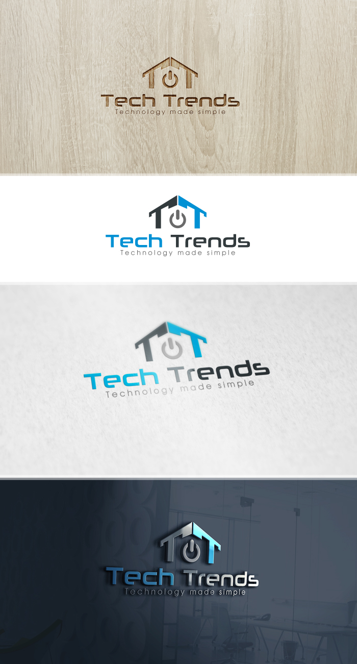 Diseño de Logo por BehindSymbols para Tech Trends | Diseño #10568044