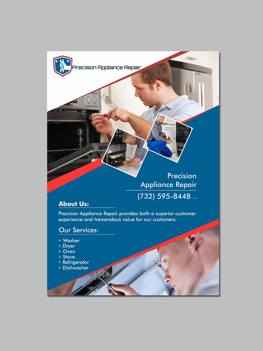 Postcard Design by ecorokerz for Precision Appliance Repair, LLC | Design #10485783
