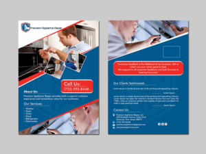 Diseño de Postal por ecorokerz para Precision Appliance Repair, LLC | Diseño: #10493898
